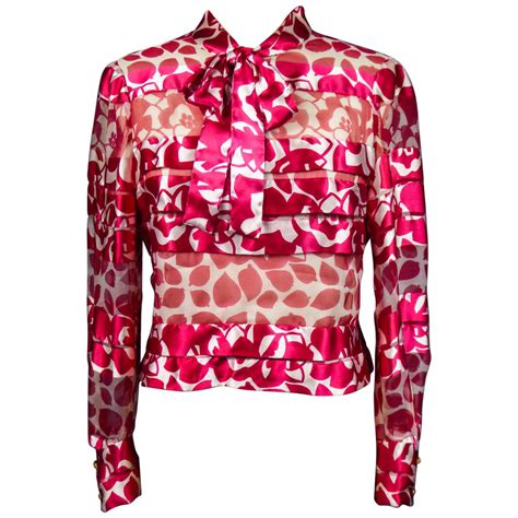 chanel blouse ebay|Chanel style blouse.